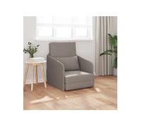 Vidaxl Canapé-Lit Taupe Polyester Canapé-Lit Rectangulaire Gris