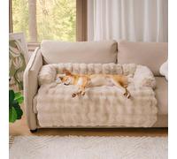 Canapé-Lit Dream Cloud Pour Animaux De Compagnie, Lit Nuage Imperméable Pour Chien, Tapis Moelleux Et Antidérapant, Lavable Et Confortable, Housse De Canapé Surélevée Avec Protection(Kaki,M)