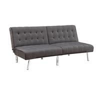 Canapé-lit en Tissu Gris Atlantic Home Collection