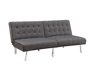 Canapé-lit en Tissu Gris Atlantic Home Collection