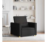 vidaXL Fauteuil 3-en-1 en denim bleu