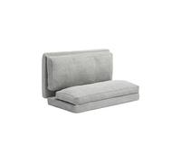 VEVOR Canapé-lit Pliant 3 en 1, Fauteuil-lit Convertible Pliable avec Housse Lavable, canapé-lit futon en Mousse à mémoire de Forme, pour Salon, Chambre à Coucher, Gris Clair, 241 x 136 cm (Full)