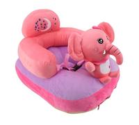 Canapé-lit for bébé, matériau en peluche stable et confortable, léger et portable, angles réglables, support fiable for les tout-petits assis (éléphant de veau)