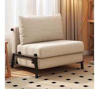 Canapé-lit futon en mousse à mémoire de forme - Fauteuil convertible polyvalent avec oreiller - Fauteuil pliable confortable pour le salon