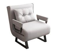 Canapé-lit gigogne grand lit avec tissu technique ergonomique, dossier réglable sur 6 positions, pieds trapézoïdaux convertibles pour chambre à coucher, salon, bureau (orange, 185 x 60 x 26 cm)