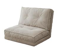 Canapé-lit inclinable en tissu pliable à double usage pour le salon, canapé paresseux, design compact, parfait pour la détente à la maison et le sommeil