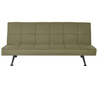 Canapé-lit Inclinable Moderne Sans Accoudoirs en Tissu Polyester Vert Olive Hasl