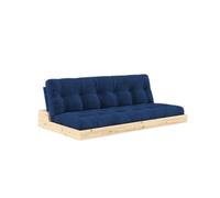 Canapé-lit Karup Base avec Matelas 5 Couches, Bleu Cobalt/bleu Royal