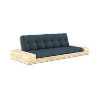 Canapé-lit Karup Design Base avec Coffre Latéral et Matelas 5 Couches Transparent/pétrole