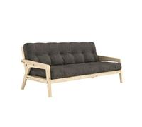 Canapé-lit Karup Grab en Pin Laqué Transparent/642 Brun Doux