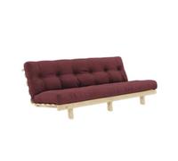 Canapé-lit Karup Lean 130x200 Brut/710 Bordeaux