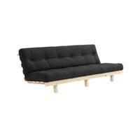 Canapé-lit Karup Lean 130x200 Brut/734 Gris Foncé