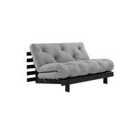 Canapé-lit Karup Roots 140x200 Noir Nuit/746 Gris