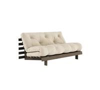 Canapé-lit Karup Roots 160x200 Caroube/ Beige 747