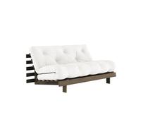 Canapé-lit Karup Roots 160x200 Caroube Brun/701 Naturel
