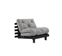 Canapé-lit Karup Roots 90x200 Noir Nuit/746 Gris
