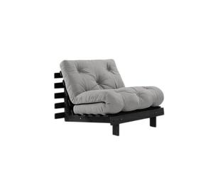 Canapé-lit Karup Roots 90x200 Noir Nuit/746 Gris