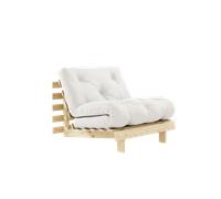 Canapé-lit Karup Roots avec matelas 90x200 701 Naturel/Brut