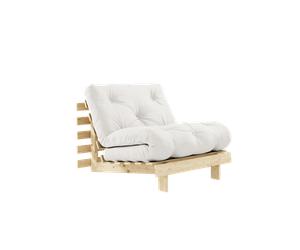 Canapé-lit Karup Roots avec Matelas 90x200 701 Naturel/Brut