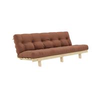 Canapé-lit Lean 130x190 Brut/759 Brun Argile