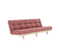Canapé-lit Lean 130x200 Brut/516 rose Sorbet