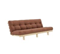 Canapé-lit Lean 130x200 Brut/759 Brun argile