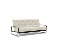 Canapé lit LOMIRA NORDIC SOFT SPRING couchage 140x200 tissu Taura Off White