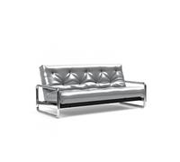 Canapé lit LOMIRA NORDIC SPRING couchage 140x200 tissu Silvershine
