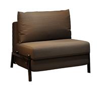 Canapé-lit multifonction 4 en 1 avec matelas en mousse Gris Chaise longue pour lire et faire la sieste (187 x 85 x 26 cm)