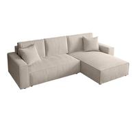 CANAPE LIT Parys l avec fonction sommeil beige