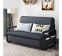 Canapé-lit pliable avec oreiller et roulettes portable pour coach de sommeil chaise longue pour maison, bureau, salon, chambre à coucher, canapé convertible F 1,8 m (E 1,5 m)