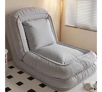 Canapé-lit pliable avec support dorsal réglable pour chien, salon, chambre à coucher, jeux et lecture, gris, 177 + 94 cm