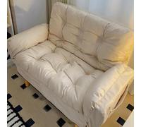 Canapé-lit pliable, canapé inclinable réglable, canapé de sol paresseux avec 4 pieds en bois, 5 positions inclinables pour un confort polyvalent et une relaxation