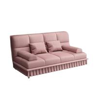 Canapé-lit pliable Canapé-lit en cuir anti-griffures for chat, pliable et multifonctionnel, idéal for les petits appartements(Pink,Grand)