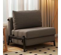 Canapé-lit pliable convertible avec oreiller, chaise pliante portable, confortable pour le salon et la chambre à coucher, gris