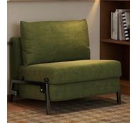 Canapé-lit pliable convertible avec oreiller, chaise pliante portable, confortable pour le salon et la chambre à coucher, gris