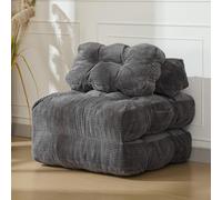 Canapé-Lit Pliant, Fauteuil Convertible avec Oreiller, Matelas Pliable avec Dossier, Fauteuil-Lit Pliant Portable, Canapé-Lit Confortable pour Salon Ou Chambre à Coucher, Simple