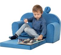Canapé-lit pour enfants "Palermo" - dépliable, sûr & lavable - avec sac & coussin 71x35/91x48 cm | PillowPrim