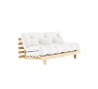 Canapé-lit Roots Karup Design avec Matelas 160x200 701 Naturel/Brut