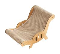 Canapé-lit Scratcher - Forme de chaise, appareil manuel externe de 53,3 cm, composant d'entretien d'hôtel intérieur résistant aux intempéries, fermeture marron, outil utilitaire pour voyage de 31 x 32