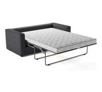 Canapé-lit semi-express 3 places MAD IN ITALY DELTA anthracite 140x190 Anthracite (gris) G