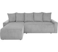 Canapé lit Shelby angle gauche convertible gris clair