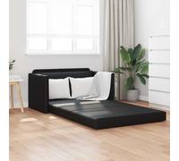 vidaXL Canapé-Lit 110cm Cappuccino Simili Cuir, Canapé-lit réglable, Velours stylé, mobilier Pratique pour Le Salon, Convertible pour Les Petits espaces