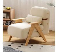 Canapé-lit simple, en cuir résistant aux rayures des chats, en mousse haute résilience, dossier réglable à 5 positions, chaise pliante 3 en 1 pour salon, chambre à coucher (1,2 m)