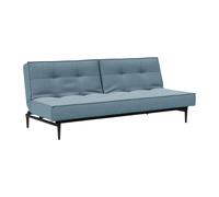 Canapé-lit Splitback Styletto bois noir 210x90cm frame black steel