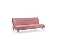 Canapé-lit trois places inclinable rose Rose G