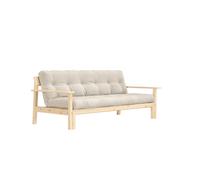 Canapé-lit Unwind en Pin Laqué Clair/lin 914