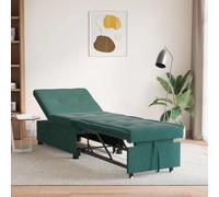 vidaXL Canapé-Lit Rose 194 x 67 x 82 cm Velours, Salon, Moderne, canapé-lit Convertible, siège en Velours de Luxe, Gain de Place, Salon intérieur Multifonctionnel