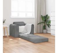 vidaXL Canapé-lit 2 en 1 en velours convertible vert foncé 98x71x83 cm