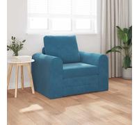 vidaXL Canapé-lit au Sol 2 en 1 Vert foncé 98x71x83 cm en Velours